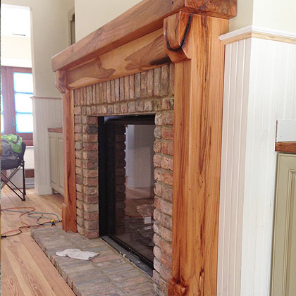 custom fireplace surround fairhope daphne alabama
